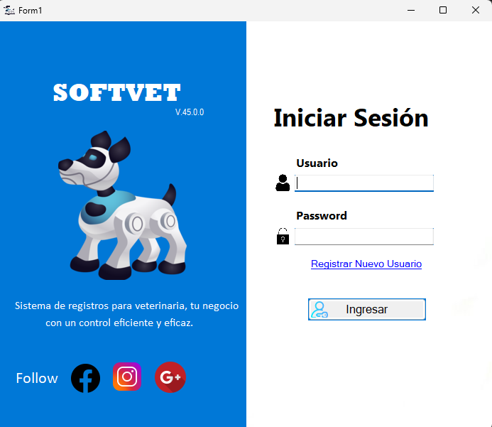 Sistema Administrativo SoftVet